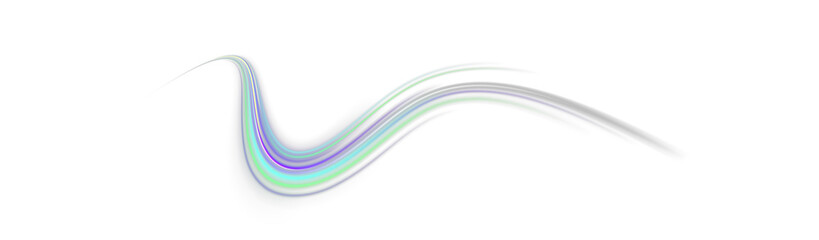 Neon light PNG with glowing motion swirl effect. Dynamic curve lines move like energy waves, creating a futuristic vibe. Perfect for speed, motion, and abstract digital designs.