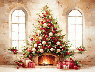 a classic Christmas painting