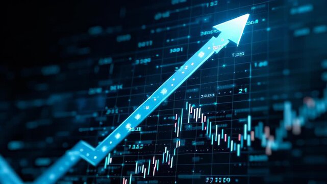 Business finance and investment concept, world capital gains, money economic growth.