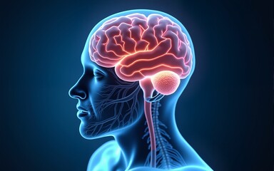 Medical concept of neurology. Modern diagnosis innovation and treatment of diseases. High quality