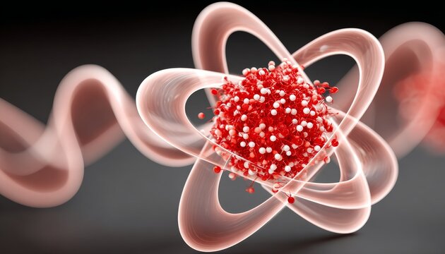 Fusion Core of Fission Dynamics Artistic Exploration of Atomic Transformations and Unleashed Energy