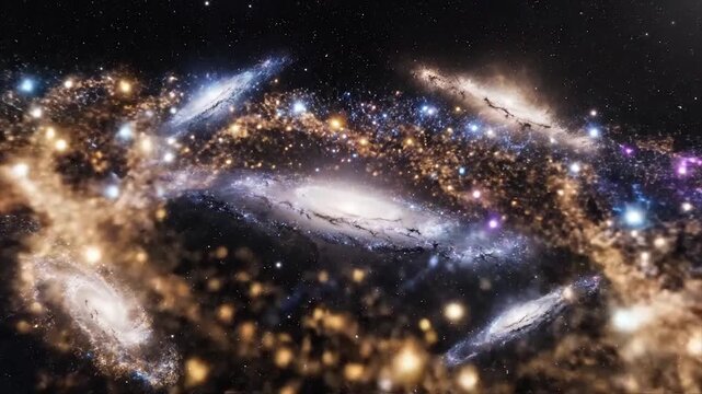 Cosmic Symphony A Visual Journey Through Distant Galaxies and Nebulae.