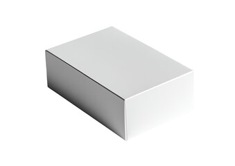 A grey, rectangular prism floats against a black background, subtly lit to appear 3D