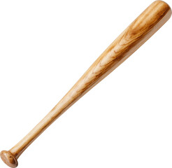 Baseball bat isolated on transparent background