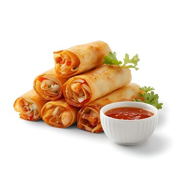 Golden Fried Cha Gio with Dipping Sauce &ndash; Vietnamese Cuisine