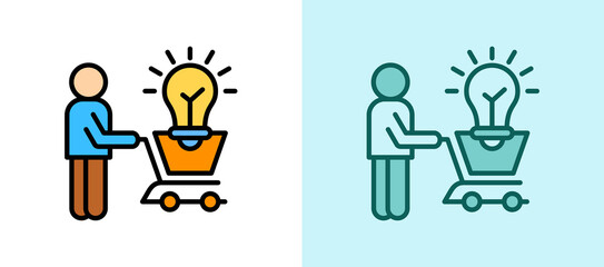 Consumer Education whitegreen icon