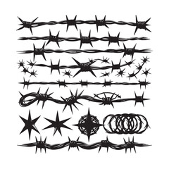Barbed Wire Types, Razor Wire Designs, Security Fence Wire Collection
