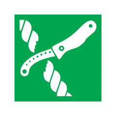 Liferaft knife design safety ...