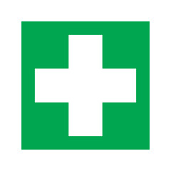 first aid sign vector design ...