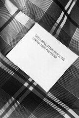 Fabric composition label