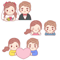 couples, lovers, marriages, marriages, covenants, cute, characters, vectors, grooms, brides, love