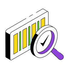 An icon design of barcode tracking