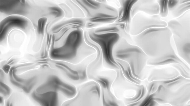 Liquid abstract silver grayscale pattern for modern design projects. Suitable for backgrounds, overlays, texture elements in sleek visual compositions.