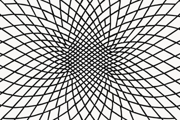 Obraz premium Mesh illustration forming tiles radiating connected structure vector diamond woven dynamic