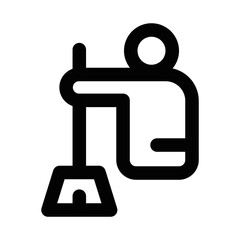 Clean, Cleaner, Cleaning, Housekeeping sleek creative icons representing hygiene, upkeep, and organized spaces for home or office