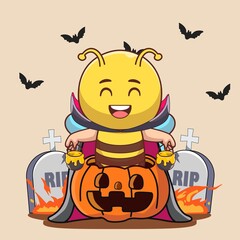 Bee in Halloween Party