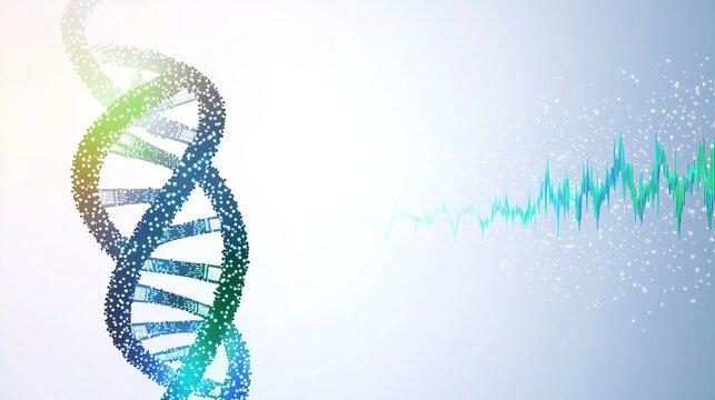 Precision medicine and personalized healthcare technology: Doctor analyzing DNA genetic data for customized cancer treatment. Future medical science, AI and genomics integration through advanced biote - Powered by Adobe