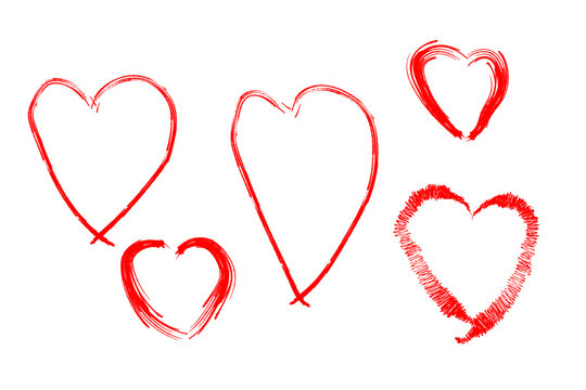 minimalist red heart vector design for wedding stationery greeting card templates love themes