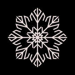 Snowflake set isolated on background. Isolated snowflake vector icon logo snow character symbol collection. Frost background. Christmas border decoration. Christmas icon. Happy New Year 2026. Vector