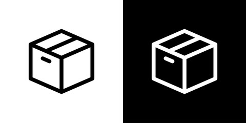 段ボール箱のアイコン