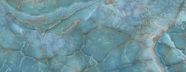 Luxury blue onyx marble stone texture with a lot of details used for so many purposes such ceramic wall and floor tiles and 3d PBR materials.