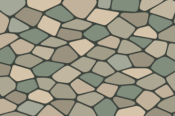 Fototapeta premium Tessellated through forming depth illustration abstract layout vector design stonegrid achieved decorative