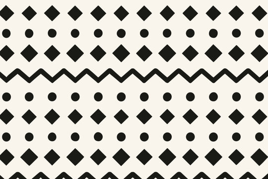 Vector bands harmony minimal diamonds horizontal geometric chevron illustration shapes alternating pattern