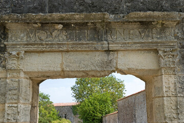 Prieuré de Montierneuf, Saint Agnant, 17, Charente Maritime, France