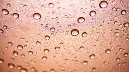 Water droplets on glass surface nature macro photography abstract environment close-up view fluid concept