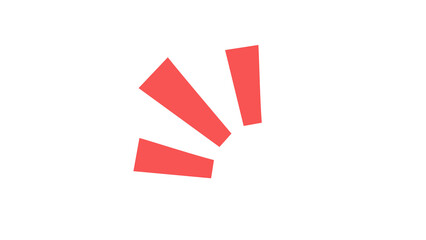 びっくりのイラスト