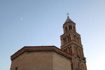Traditional Mediterranean architecture in Split, Croatia.