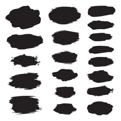 Brush stroke a collection of varied brush strokes, offering a diverse range of textures and shapes for artistic expression and creative design projects