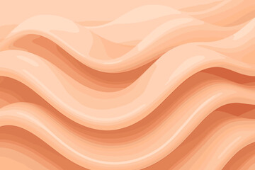 Pastel hues warm blending blush vector gentle over gradients waves illustration beige