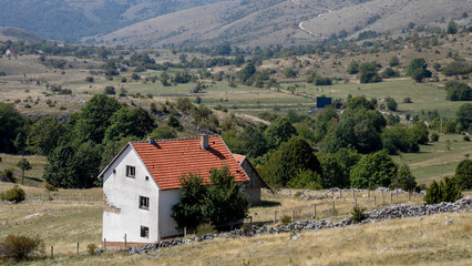 Rural idyll whispers through sunlit fields around a solitary house, invoking Lammas abundance and...