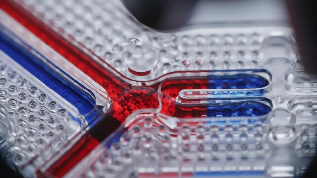 Innovative Scientific Research: Detailed Macro View of Microfluidic Liquid Flow