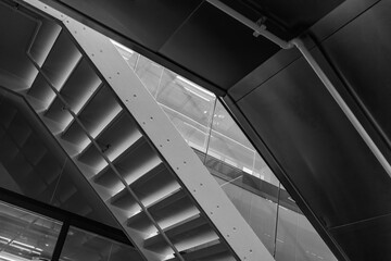 Obraz premium modern glass architecture in Reykjavik city in Iceland