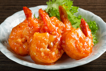 エビのチリソース煮