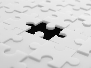 Fototapeta premium Puzzle business concept