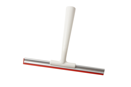 Glass squeegee isolated on transparent background