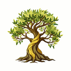 Naklejka premium tree with roots