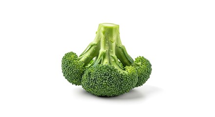 Fresh, vibrant broccoli florets glistening with water droplets, perfect for healthy eating, gourmet recipes, and culinary inspiration