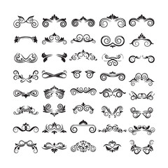 "Stylish Ornamental Divider Vector Collection &ndash; Elegant Decorative Elements"