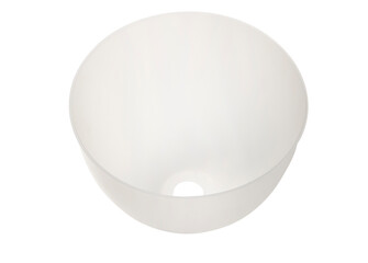 White lampshade isolated on transparent background