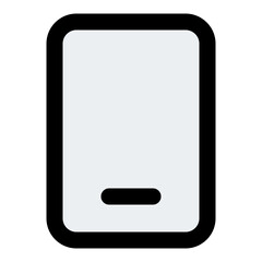 Handphone Filled Line Icon Vector, Bold Outline Device and Electronic Symbol for Technology and Computer Concept