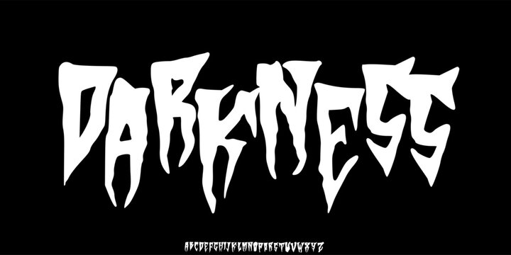 Distressed Grunge Font. Horror Comic Font. Cartoon Graffiti Playful Font. Display Font. Creative Hand Drawn Alphabet. Street Art Fashion Designs Typography modern vector illustration