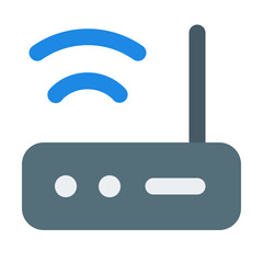 Wifi Flat Icon Vector, Colorful Device and Electronic Symbol for Technology, Computer, and Gadget Concept