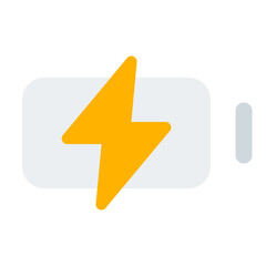 Rechargeable Battery Flat Icon Vector, Colorful Device and Electronic Symbol for Technology, Computer, and Gadget Concept