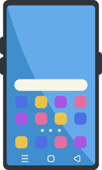 Illustration of Smartphone with App Icons