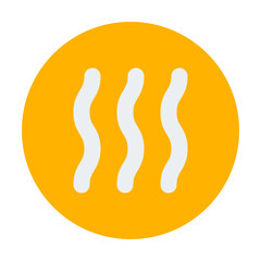 Heat Flat Icon Vector, Colorful Energy and Power Symbol for Electricity, Renewable, and Green Energy Concept