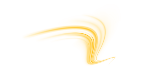 Shiny yellow curl PNG. Golden twisting line enhances festive decorative pattern. Perfect for digital creative projects.